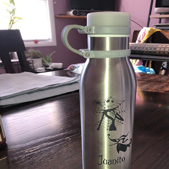 Personalized 20 Oz. Water Bottle on the Go BPA Free Contigo Matterhorn Leak  Proof for Active Sports Lifestyles 