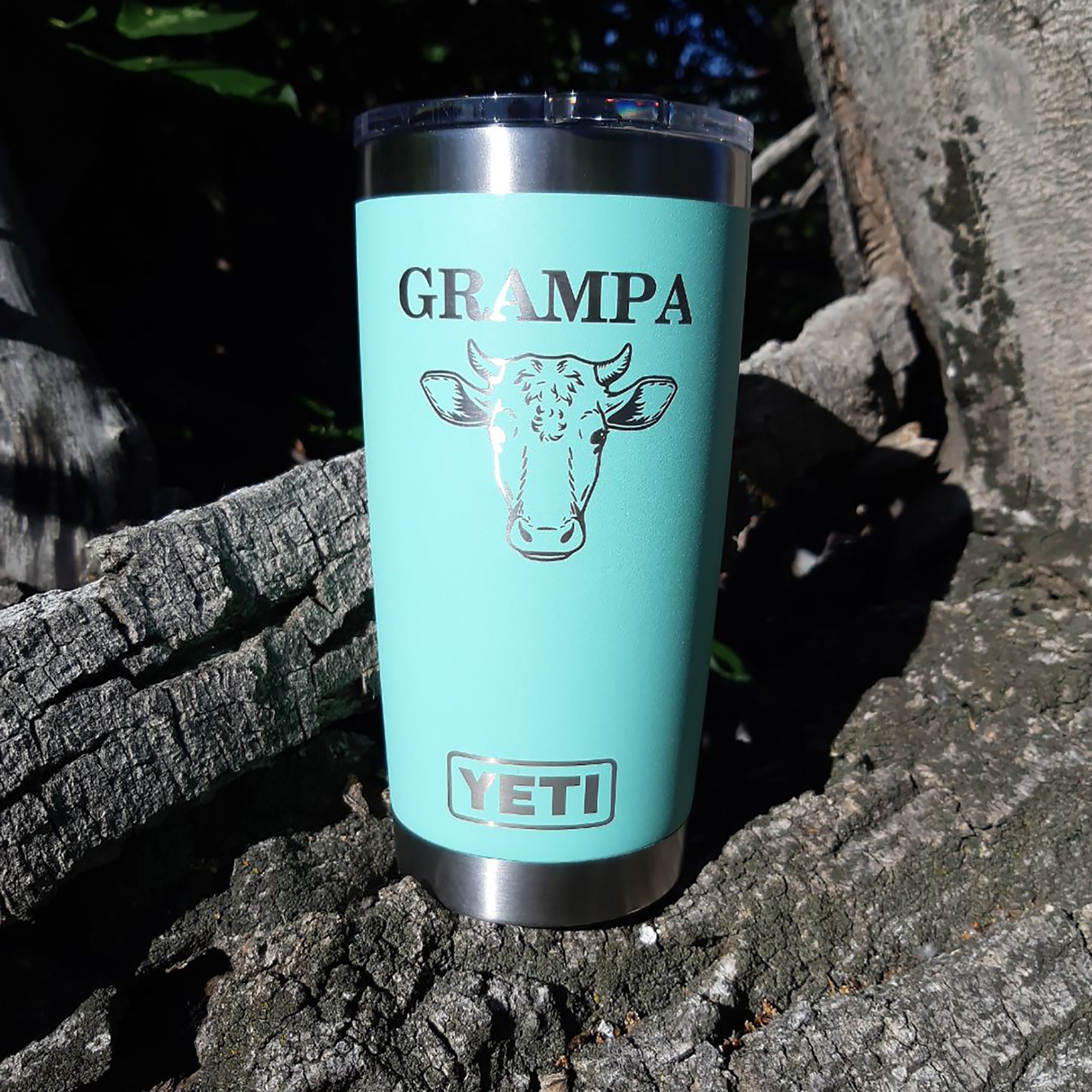 Personalized Custom Engraved YETI® 20oz Tumbler or Polar Camel 20oz Tumbler  Anchor Design Lake Beach Boat Capitan First Mate Skipper AO1 