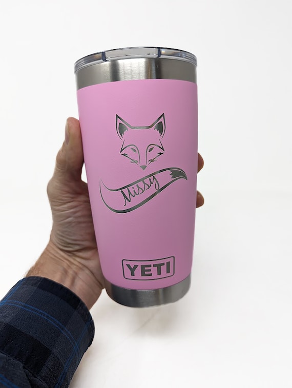 2 PCS Pink YETI Tumbler Rambler Cups Yeti Coolers Cup 30 oz Yeti