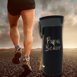 Personalized Sports Travel Mug, 16 Oz Contigo Travel Mugs Add Your Own  Custom Laser Look 