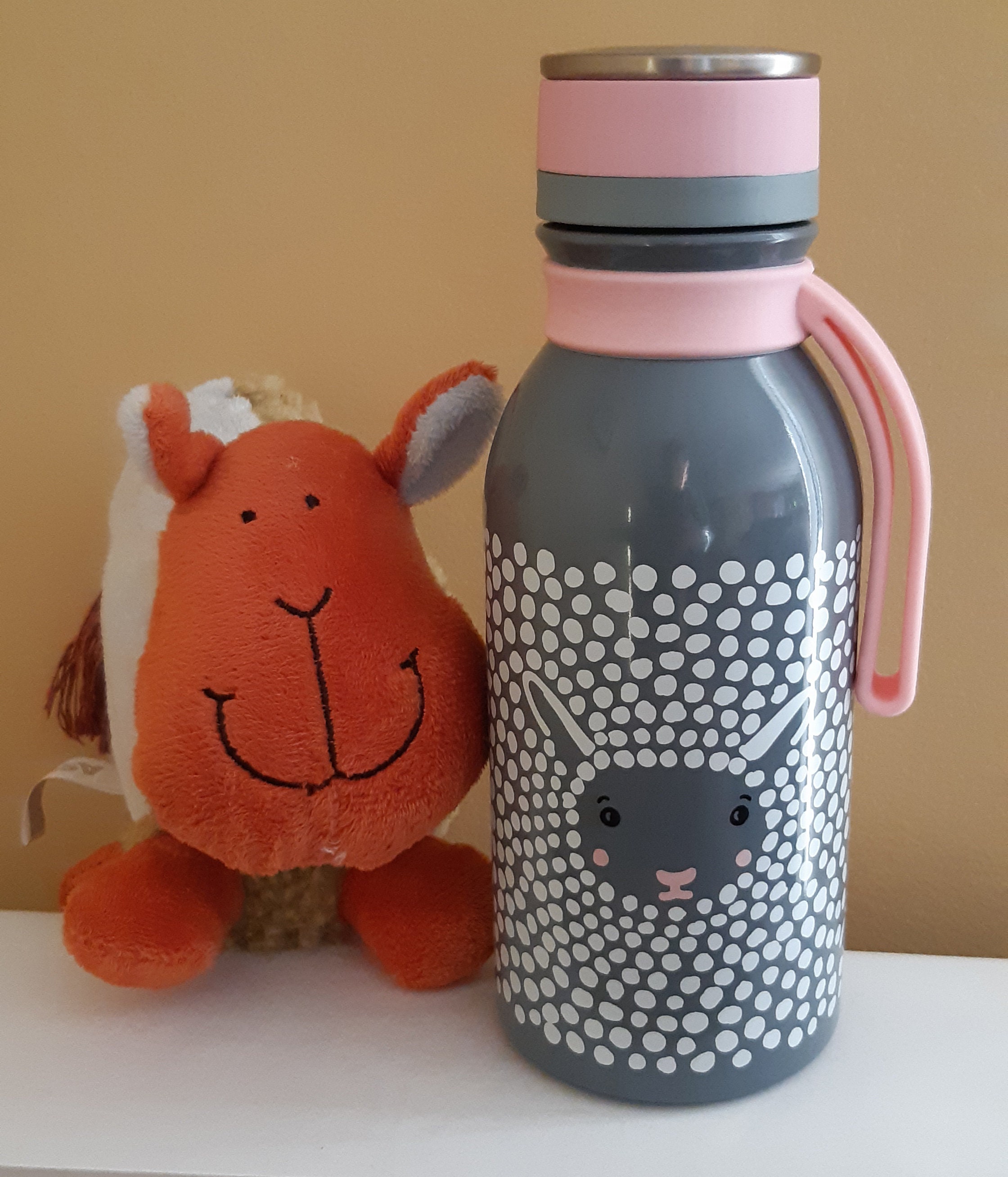 reduce Stainless Steel Hydro Pro Kids Water Bottle 14oz - Vacuum Insulated  Leak Proof Water Bottle for Kids - Great for On the Go and Lunchboxes -  Furry Friends Design Purple Bear