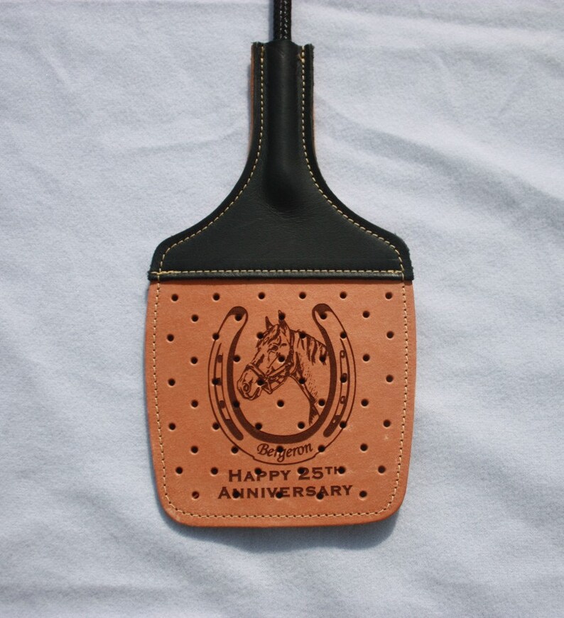 Handcrafted Leather Fly Swatter Housefly Swatter Solid Etsy
