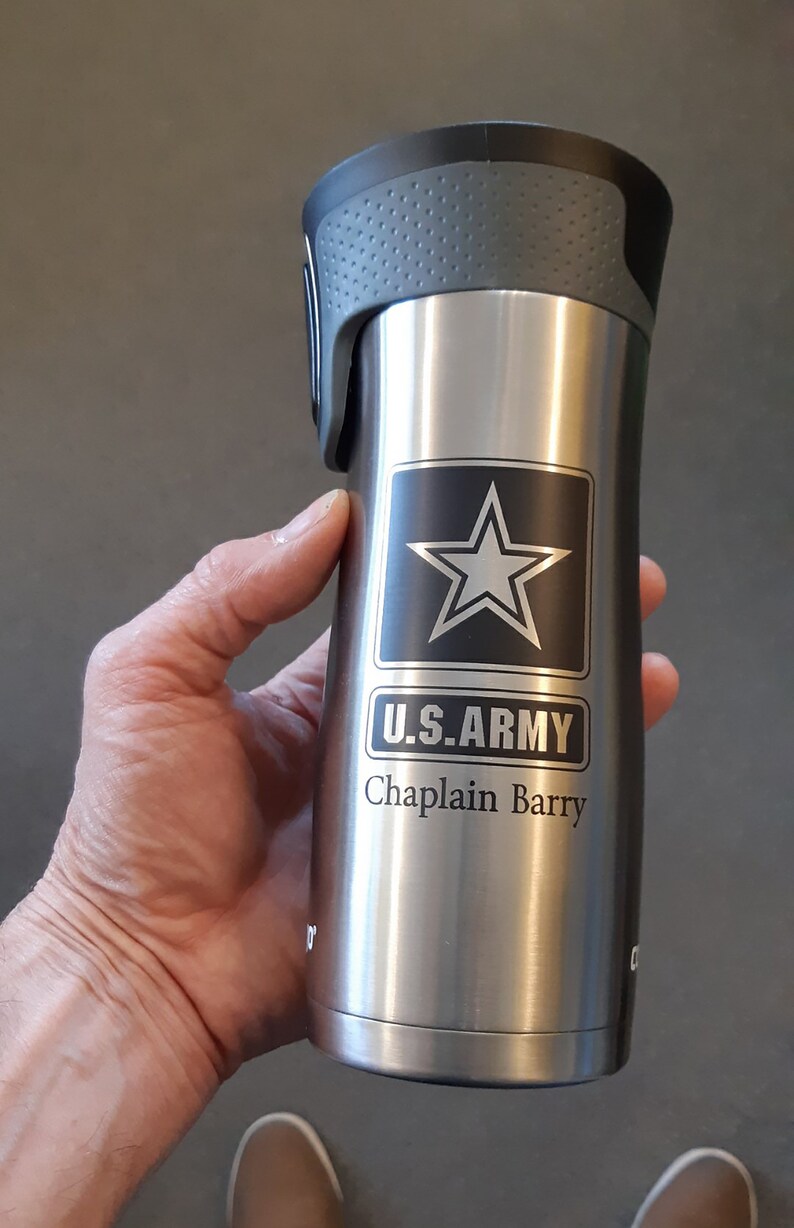 Stainless Travel Mug Personalized 16oz Contigo Stainless Etsy