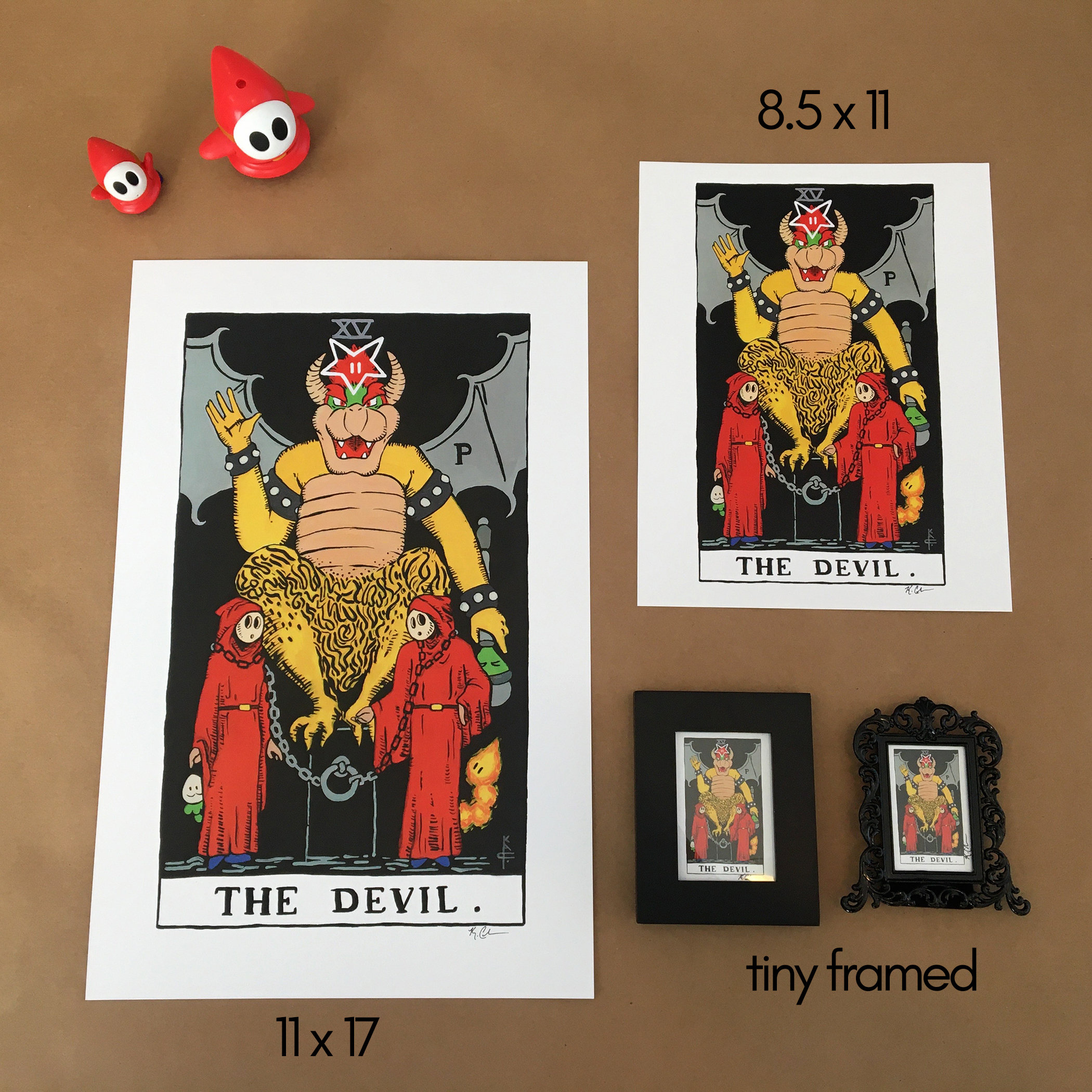 The Magician - Geeky Kamek Magikoopa Tarot Card Print - Rider