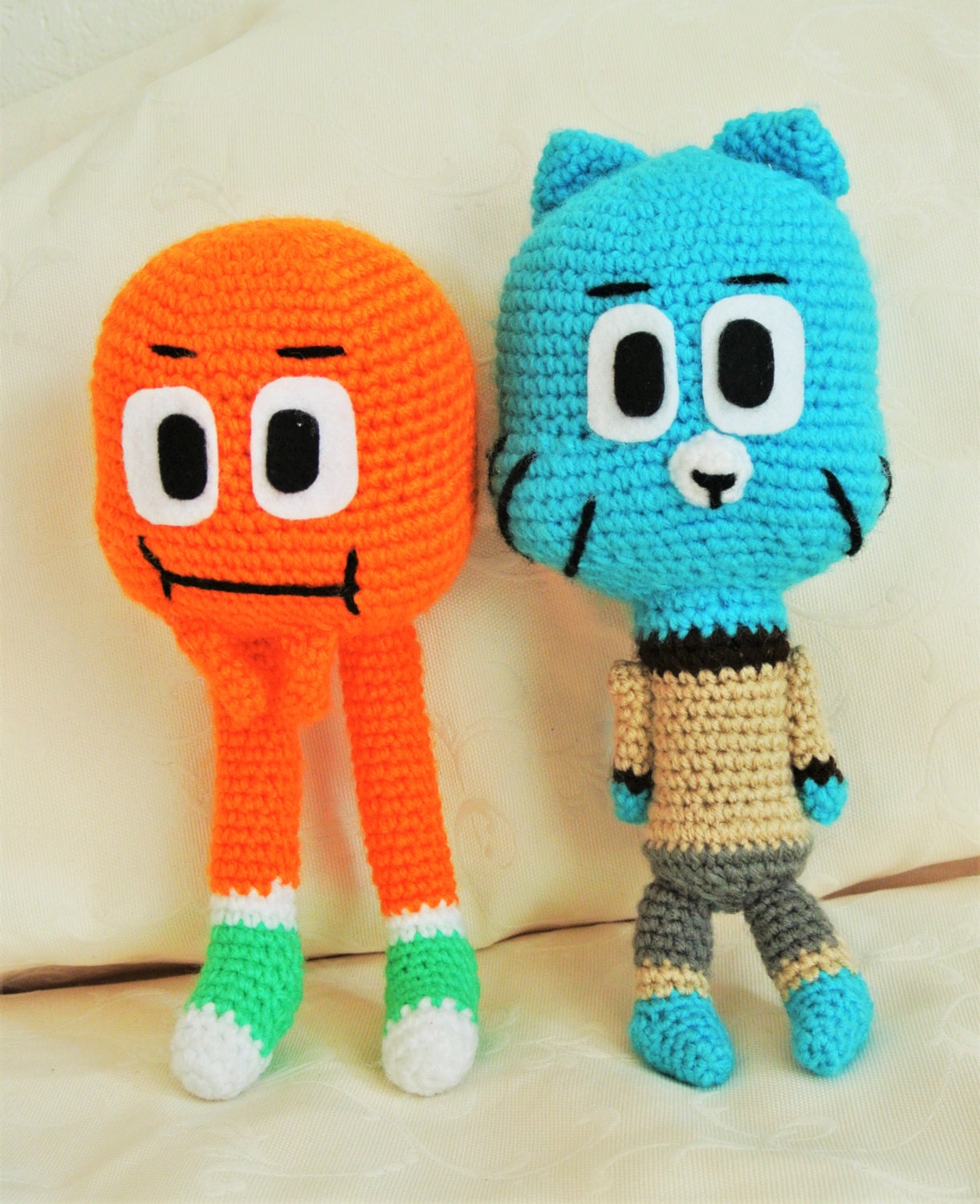 The Amazing World of Gumball-stuffed Darwin. Orange Color, with