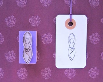 Goddess Rubber Stamp, Spiral Pagan Journaling, Wiccan Altar, Hecate Gaia Venus Lilith, Feminist Planner, Great Goddess Symbol, Witchy Lover