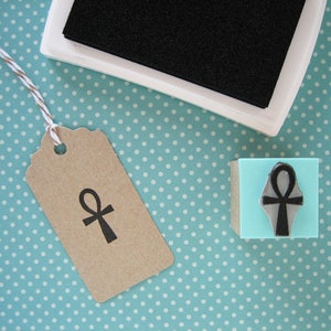 ANKH Rubber Stamp, Egyptian Stamp, Cross of Life Stamp, Crux Ansata, Egypt Icons, Egyptian Symbol, Pharaoh Gods, Egyptian hieroglyphic