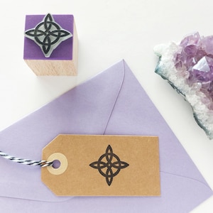 Witch Knot Rubber Stamp, Witchy Symbol Stamp, Pagan Amulet, Wiccan Talisman, Witchcraft Grimoire, Spell Book Tool,  Witchy Protection