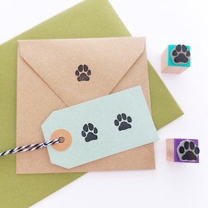 Set di mini timbri in gomma con impronte di zampe di animali domestici, zampa di cane di piccola taglia, gatto minuscolo e carino, timbro con zampe di cucciolo per medaglione per animali domestici, regalo per amanti del veterinario, planner con tracce di animali.