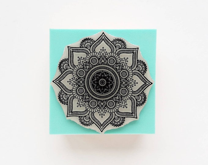 Yoga Bullet journal Bullet journal Stamp Version 3 MANDALA Stamp Wedding Rubber Stamp Yoga diary stamp Lotus Flower Mandala Stamp