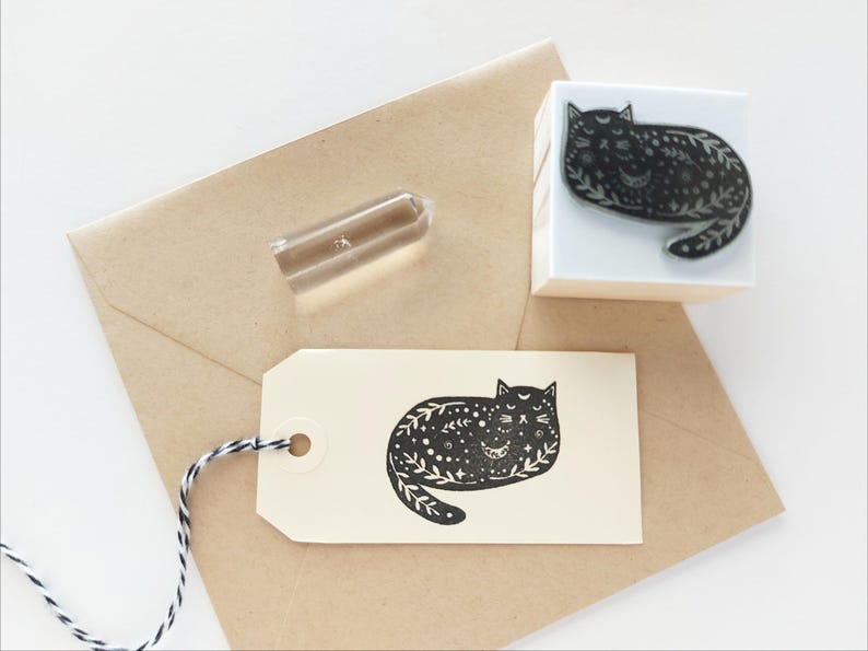 Philosopher's Stone Rubber Stamp, Alchemy Symbol, Witchy Journaling, Four Elements, Squared Circle, Wiccan Grimoire, Alchemist Journal image 13