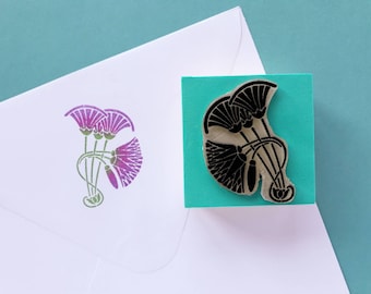 Egyptian Lotus Stamp, Sacred Lotus Flower Stamp, Hieroglyphs Icons, Egyptian Blue Lotus, Egyptian Iconography, Egypt Art Lover Gift, Amulet
