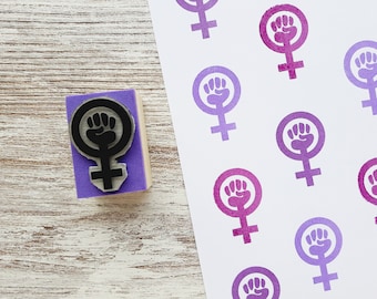Feminism Symbol Stamp, Feminist Planner DIY, Female Birthday Gift,  Women's March Symbol, Gift for Activist, Civil Rights Movement, Sorority