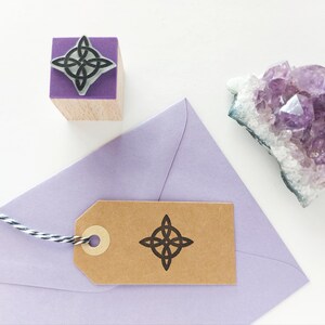 Philosopher's Stone Rubber Stamp, Alchemy Symbol, Witchy Journaling, Four Elements, Squared Circle, Wiccan Grimoire, Alchemist Journal image 14