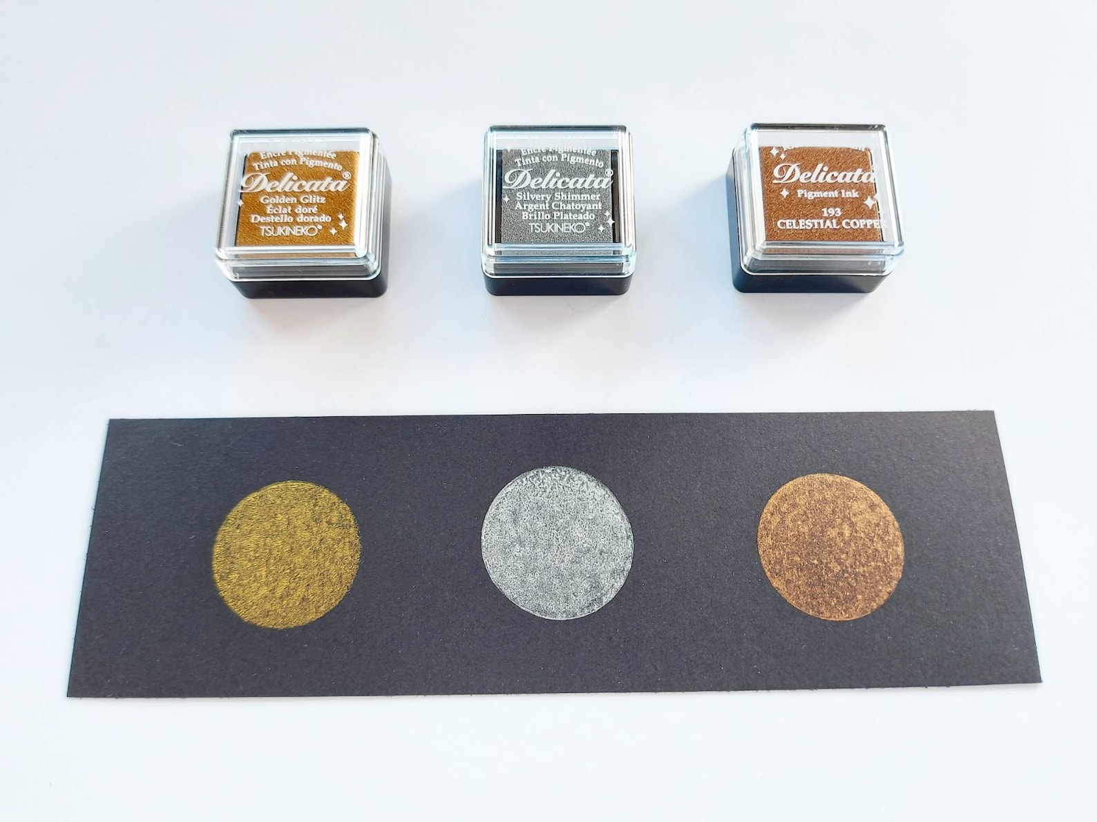 Delicata Ink Pad Gold Ink Pad Wrapping Paper Christmas Etsy