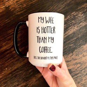 Valentines Day Gift For Husband, Funny Valentine's Day Gift For Him, To Husband from Wife Gift, Funny Gift for Husband, Customizable, Mugs