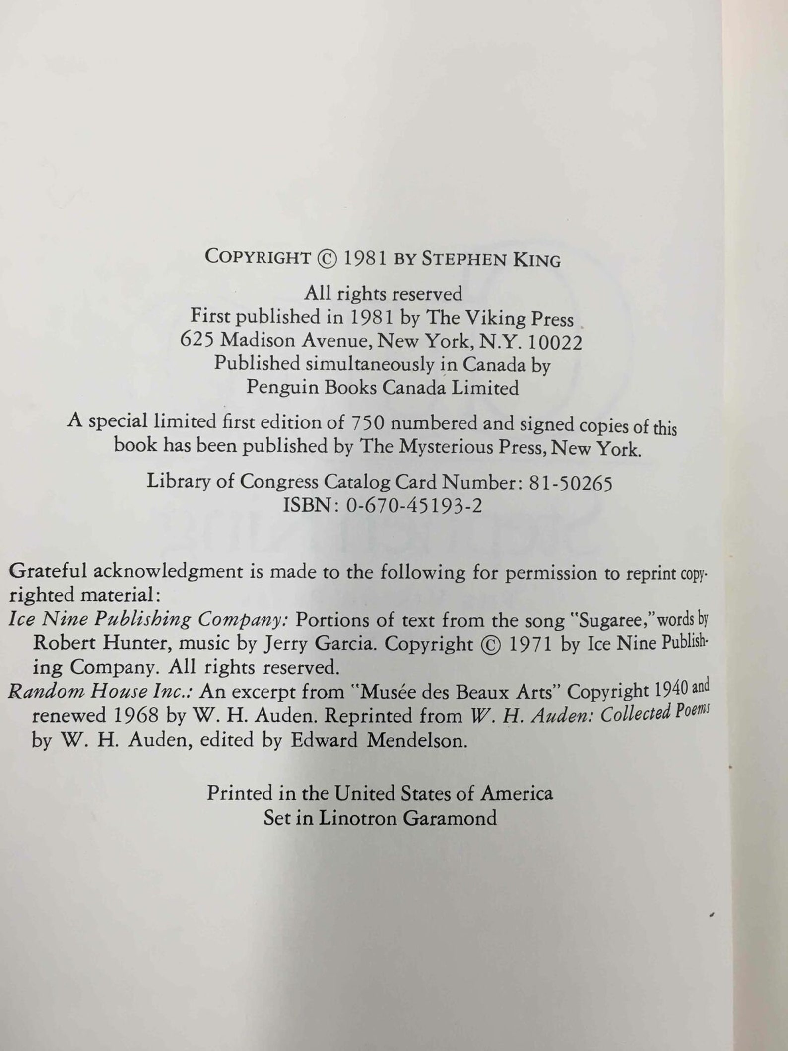 stephen king cujo first edition stephen king cujo first edition
