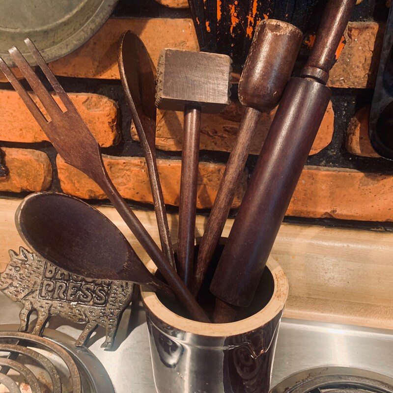 Wooden Kitchen Utensils - Etsy