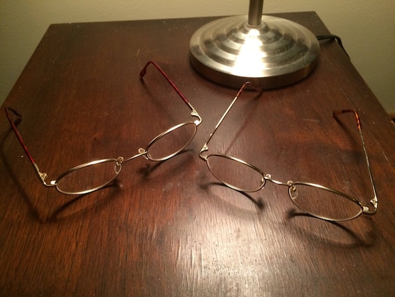 PAIR of Older Wire Frame Glasses -- Might Be Pres… - image 1