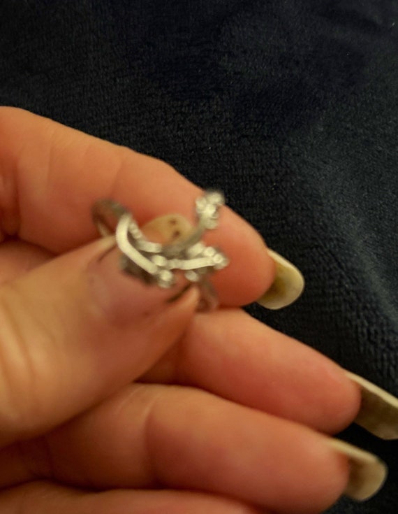 Adorable Yet Simple Tiny .925 Sterling Silver Lea… - image 4