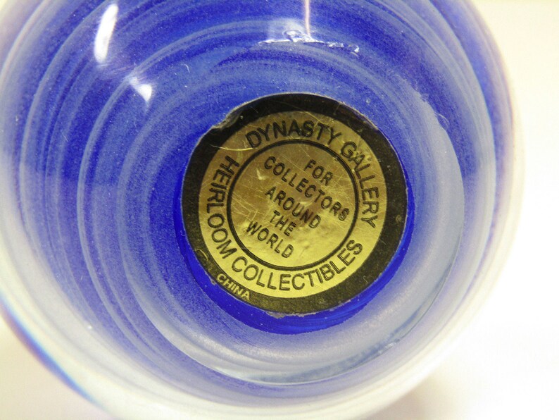 Dynasty Gallery Heirloom Collectibles Blown Glass Paperweight Etsy