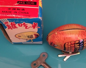 Precious Wind-Up Baby Chicken Collectible