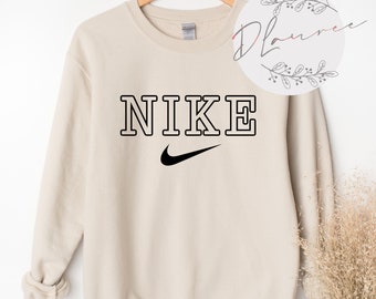 green nike vintage sweatshirt