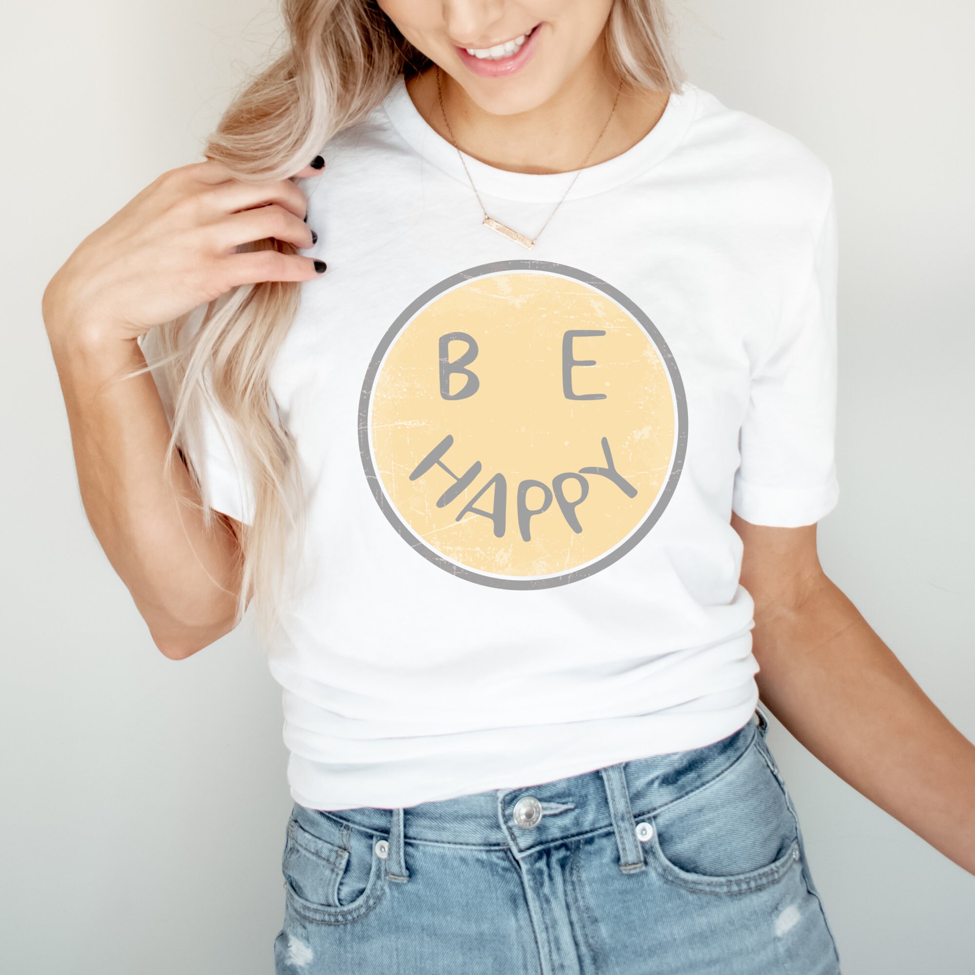 think happy t shirt