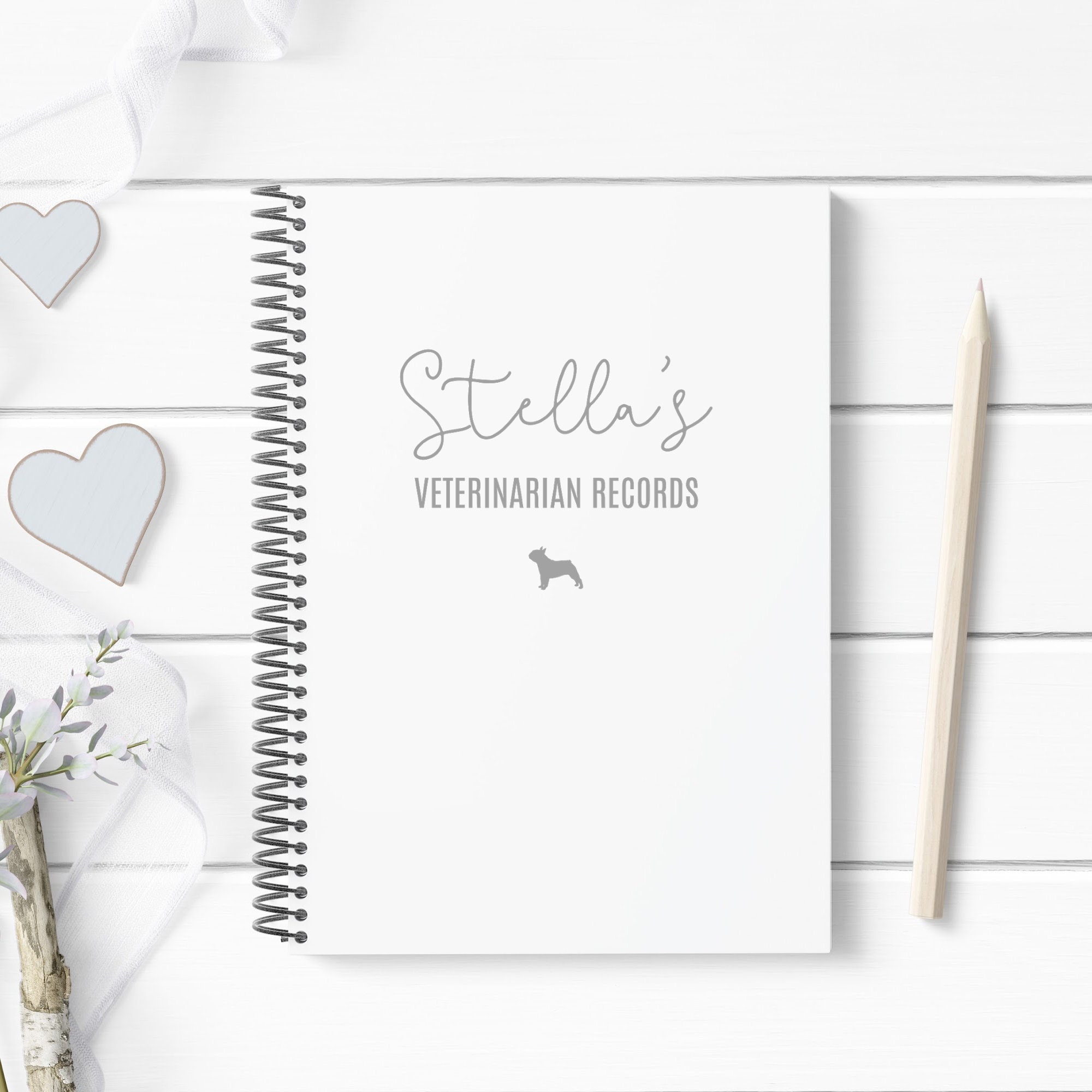 Minimalist Personalized Pet Journal Pet Journal for Dogs Etsy