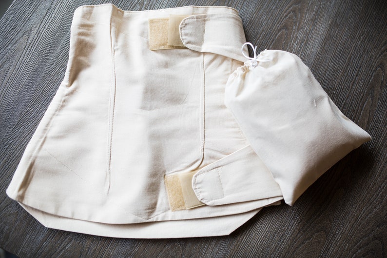 Postpartum Belly Wrap 100 Natural Cotton Muslin faja De Manta Tummy