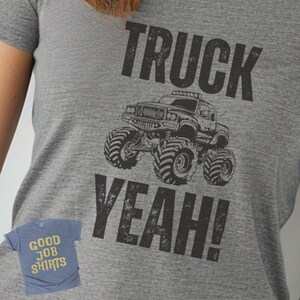 Womens Monster Truck Shirt, Funny Monster Truck T-Shirt, Slim Fit Ladies Monster Truck TShirt, Motor Sport, Monster Jam, Monster Truck Mom Bild 5
