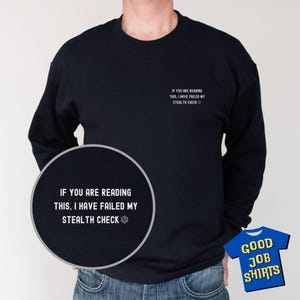 DnD Rogue Sweatshirt for Dungeon Master Gift, Dungeons and Dragons DM Gift, Funny RPG Gifts, Stealth Check Sweater for TTRPGs, Winter Jumper