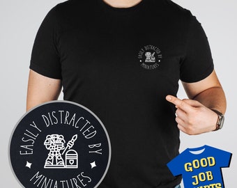 Wargamer Shirt for Tabletop Strategy War Games Players, Hobbyist Crafter or RPG Player, Model Painter Gift Ideas, Hammer Minis Miniatures