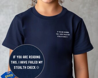 DnD Kids Shirt: Navy Dungeons & Dragons D20 T-Shirt for Approximately Ages 7 to 14