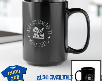 Wargamer Mug for Strategy War Game Players, 11oz Black War Gaming Coffee Mug, RPG Player Ideas, Model Painter Gift,Painting Minis Miniatures