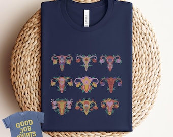Endometriosis Shirt: Cotton Unisex Adult T-Shirt for Women's Health Awareness