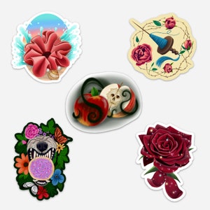 3" Vinyl Sticker - 5 Pack or Singles - Fairytales