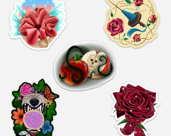 3" Vinyl Sticker - 5 Pack or Singles - Fairytales