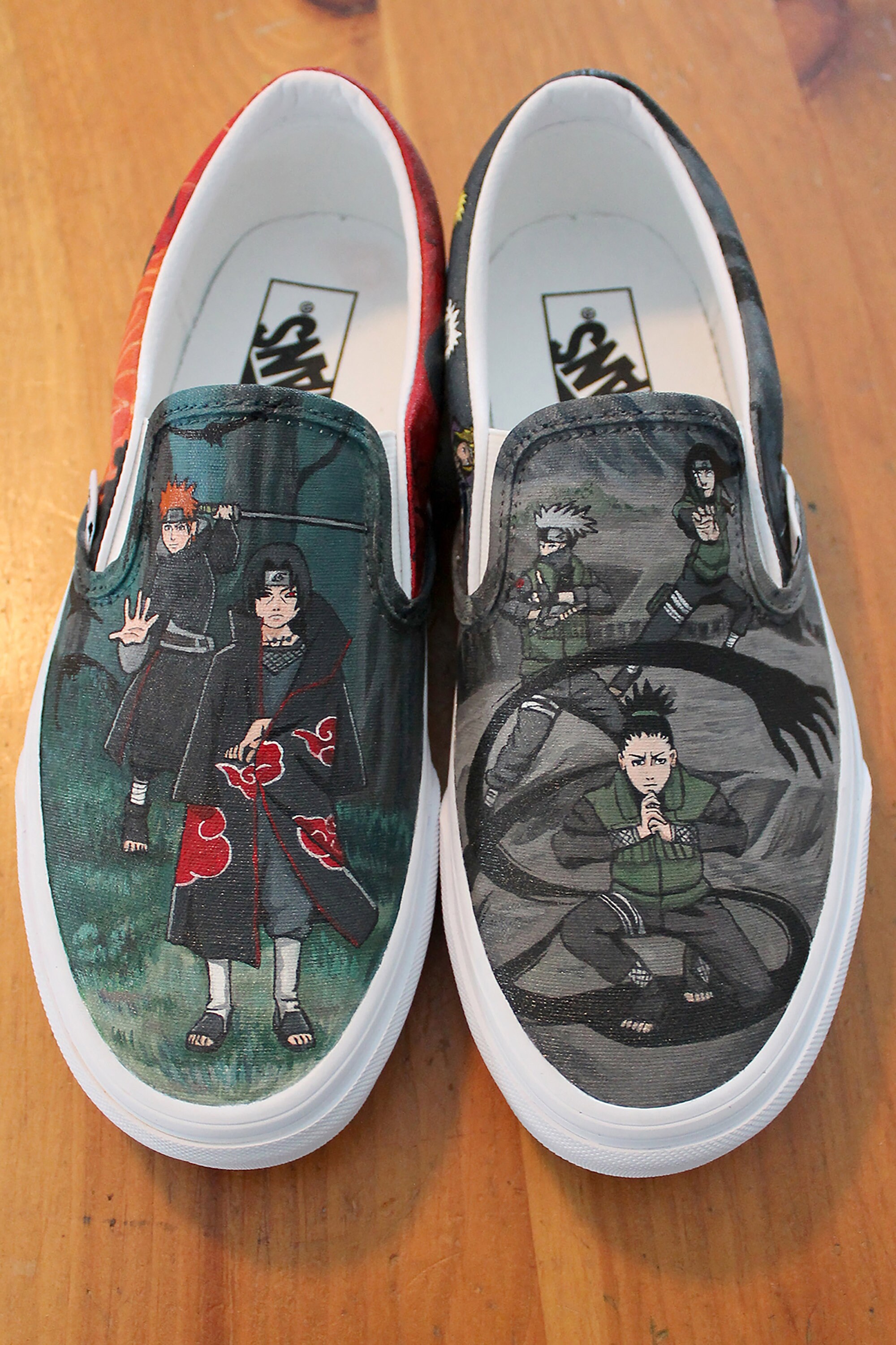Vans Shoes Custom Hand Painted Anime/Cartoon/Illustration Etsy
