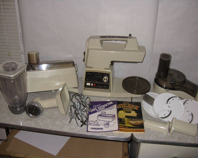 Vintage Oster Regency Stand Mixer Kitchen Center Blender Food Etsy