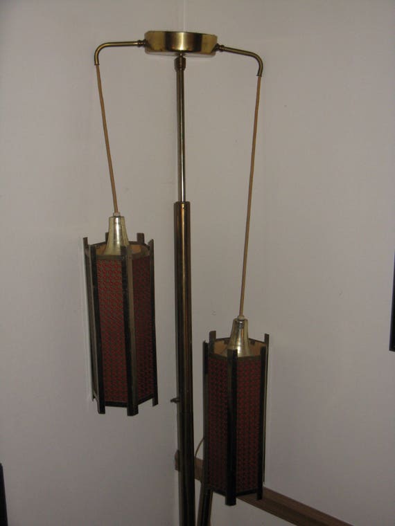 vintage tension pole lamp