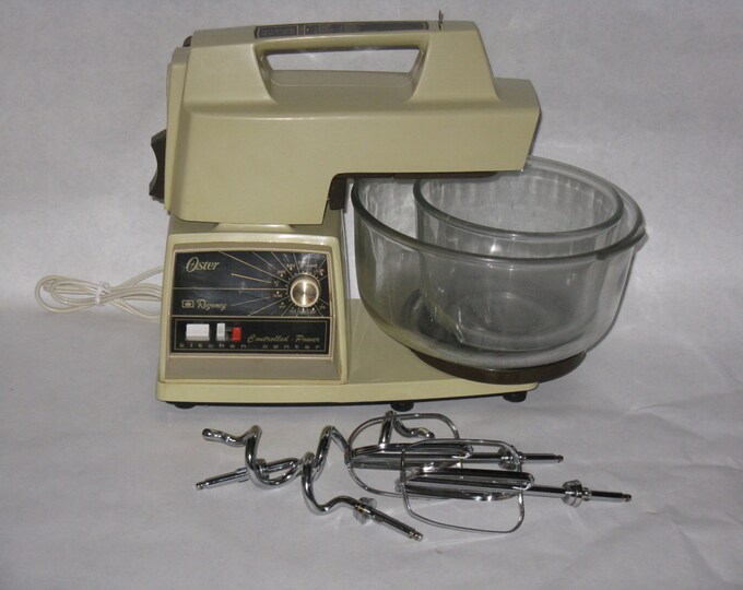 Vintage Oster Regency Stand Mixer Kitchen Center Blender Food Processor