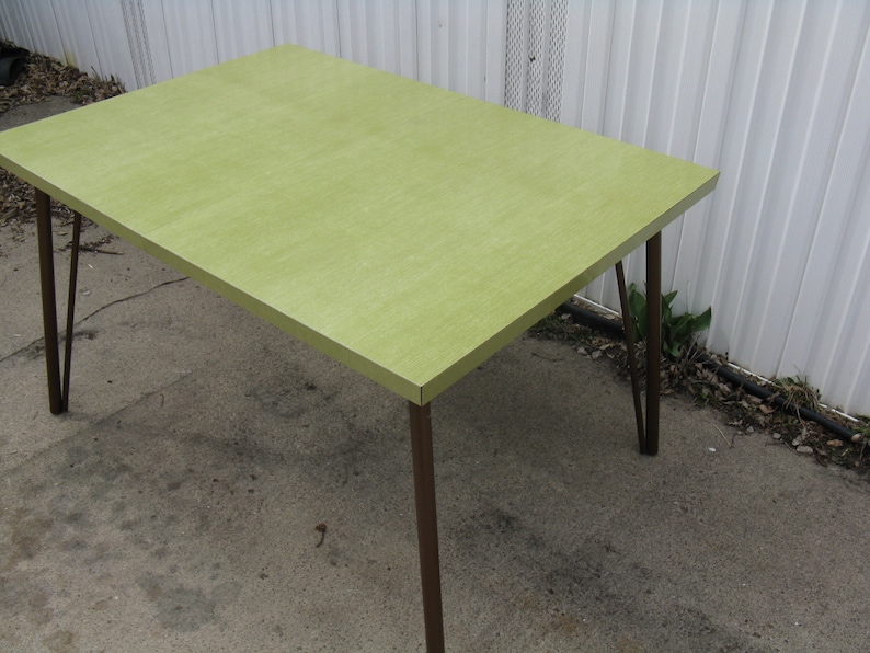 mid century modern formica kitchen table