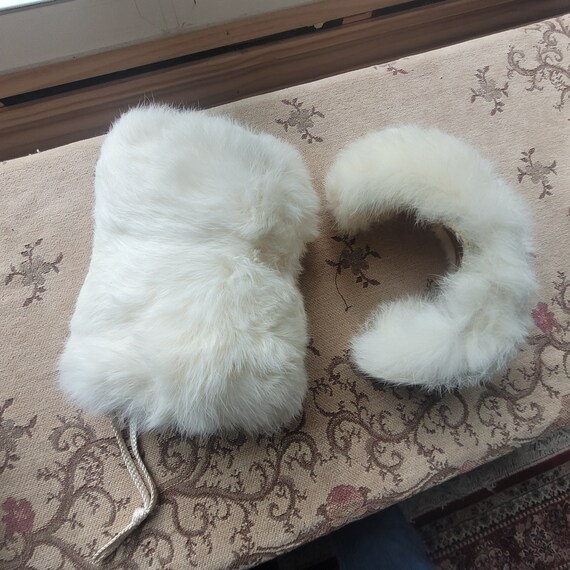 At Auction: 2 Vintage Faux Fur Hats