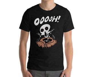 Cute Skeleton in Hoodie - Short-Sleeve Unisex T-Shirt