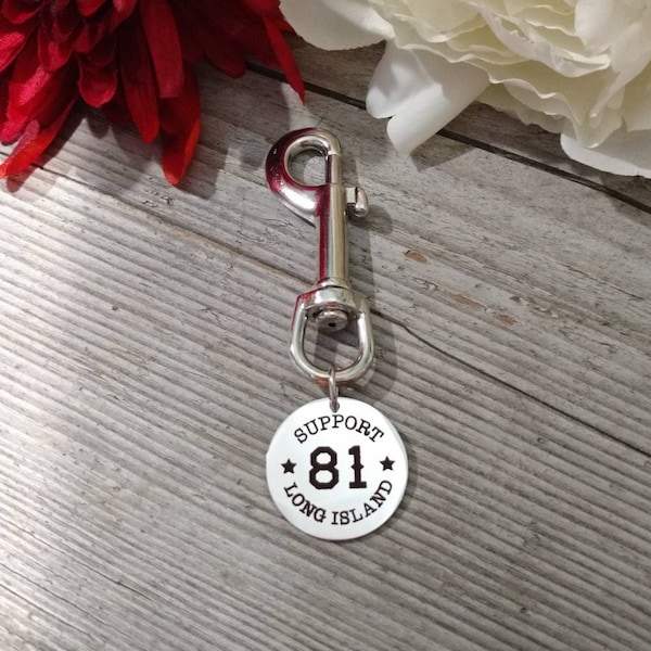 Support 81 Keychain-Biker Keychain-Biker Accessories-81 Supporter Gift-Known Associate Keychain-Biker Gift-Angel Wing keychain-Motorcycle