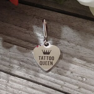 Tattoo Queen Zipper Charm-Biker Zipper Pull-Support 81 Supporter Charm Zipper Pull Gift-Zipper Charm-Biker Zipper Pull-Biker Accessories