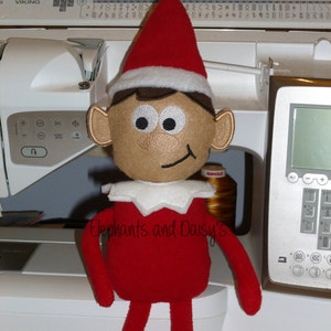 4x4 Elf Jingles Embroidery design file