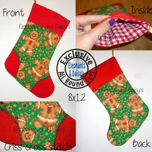 Criss-cross Toe Stocking with All Round Cuff Design file
