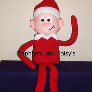 Christmas Elf Stuffie Embroidery design file